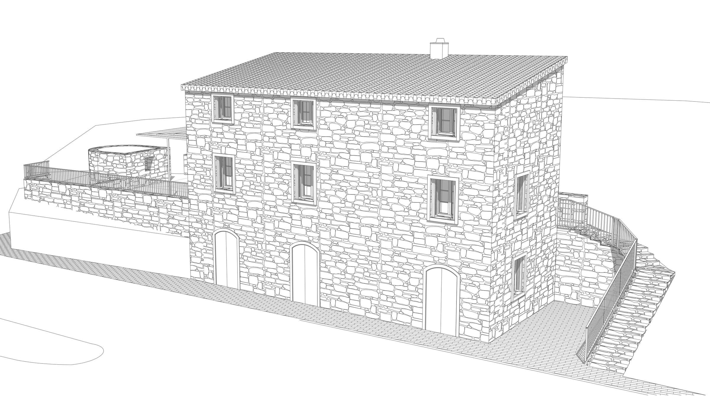 Contemporary house, Partinello — Farrone